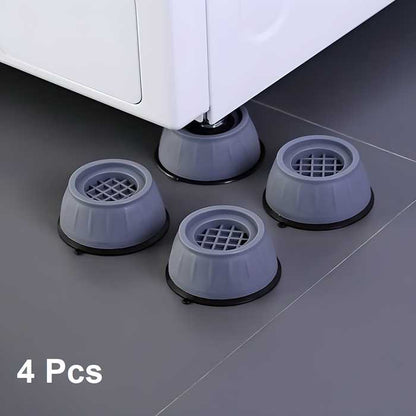 Anti-vibration Pads For Washing Machine - 4 Pcs Shock Proof Feet For Dryer, Kitchen, Washer, Dryer, Table, Chair, Sofa, Bed (4 Units)